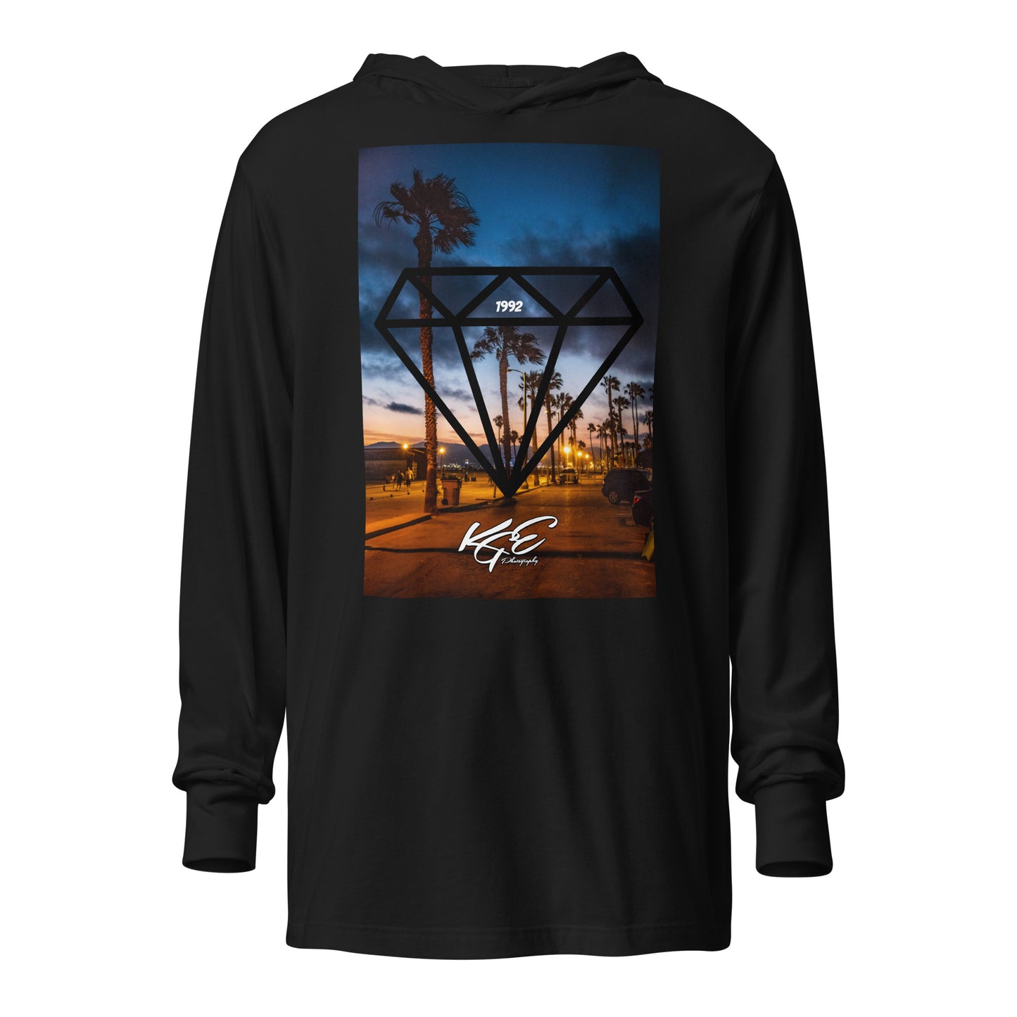 (New) Cali Diamond - KGE Photography Premium Hooded long-sleeve tee