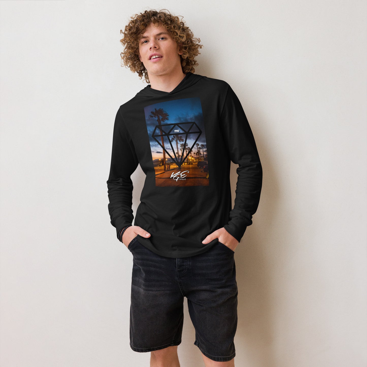 (New) Cali Diamond - KGE Photography Premium Hooded long-sleeve tee