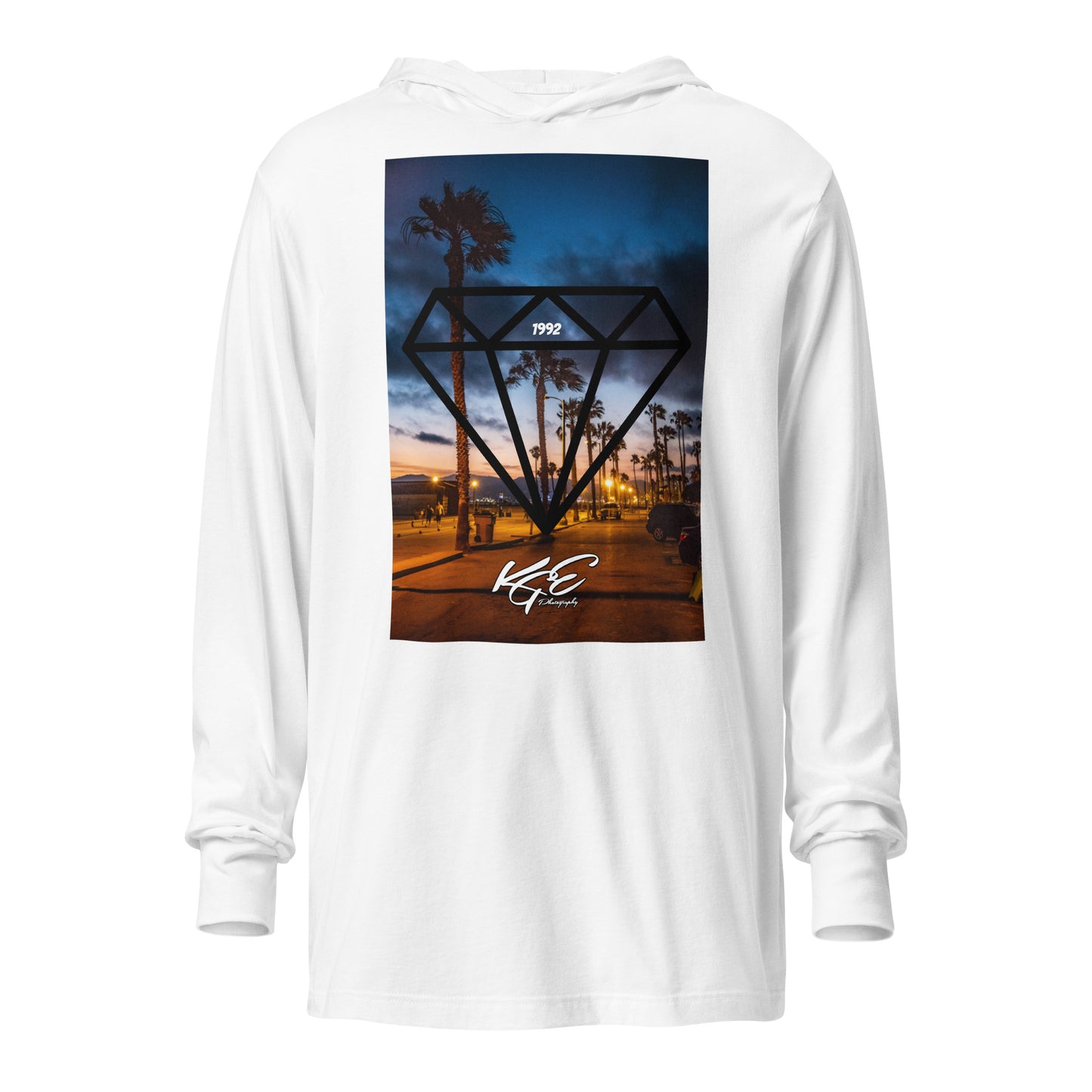 (New) Cali Diamond - KGE Photography Premium Hooded long-sleeve tee