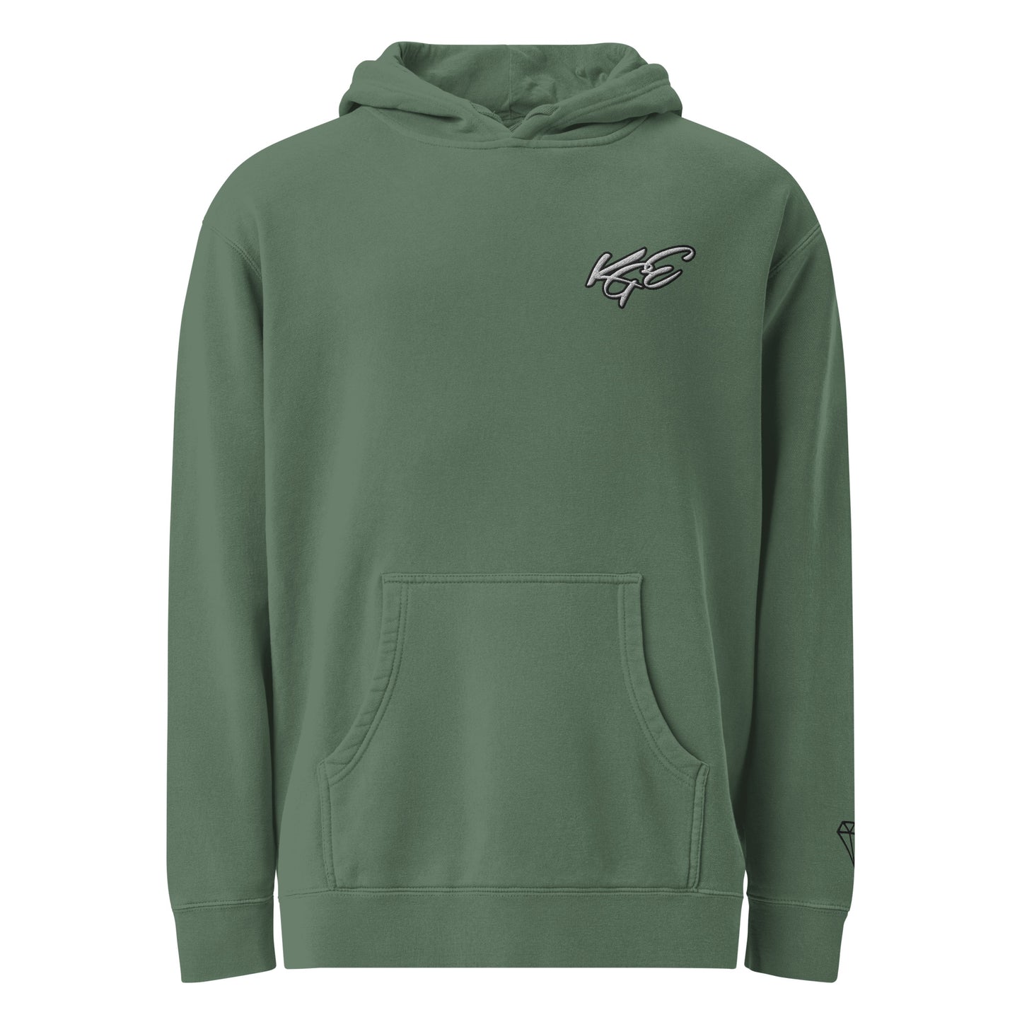 (New) KGE Unltd independent pigment-dyed hoodie