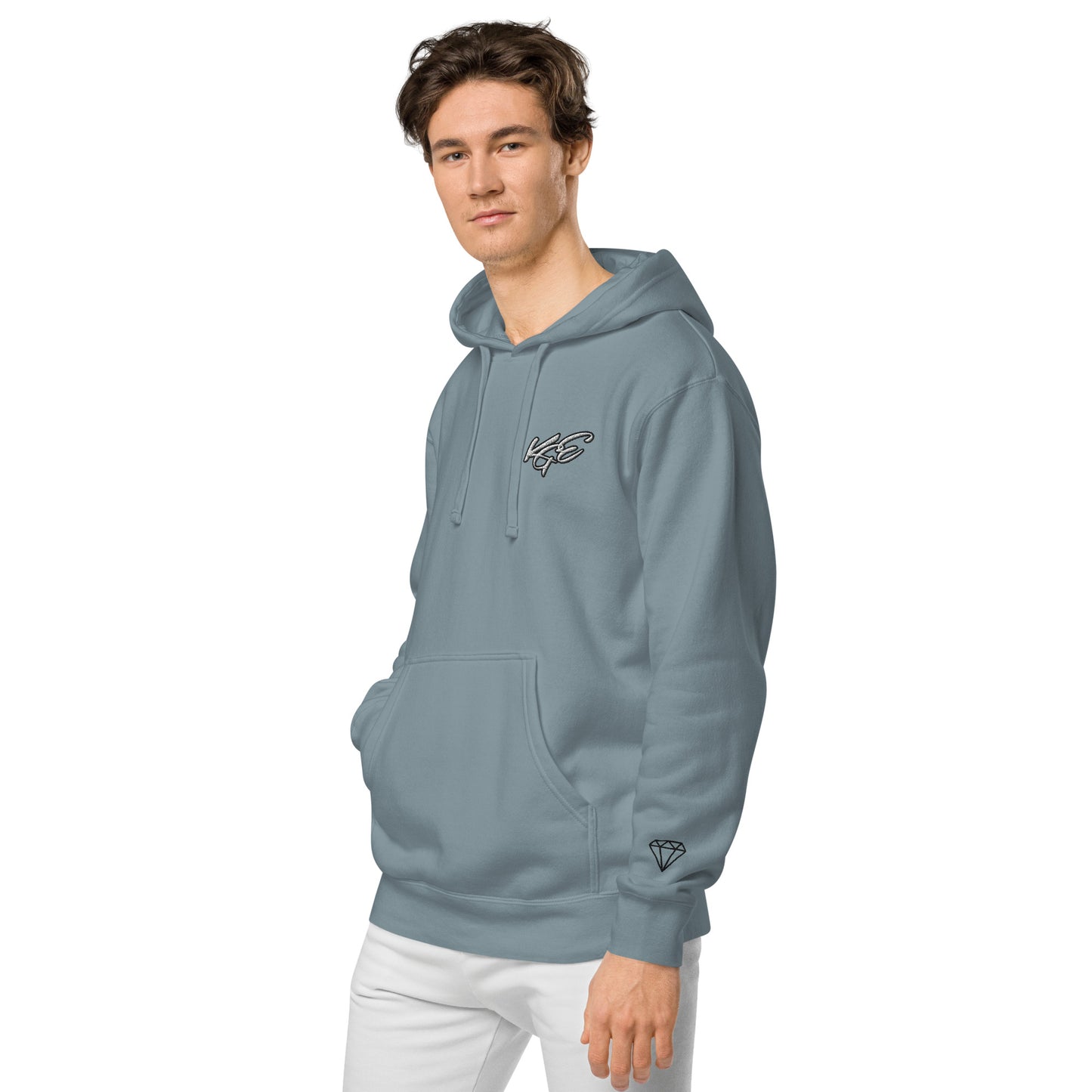 (New) KGE Unltd independent pigment-dyed hoodie