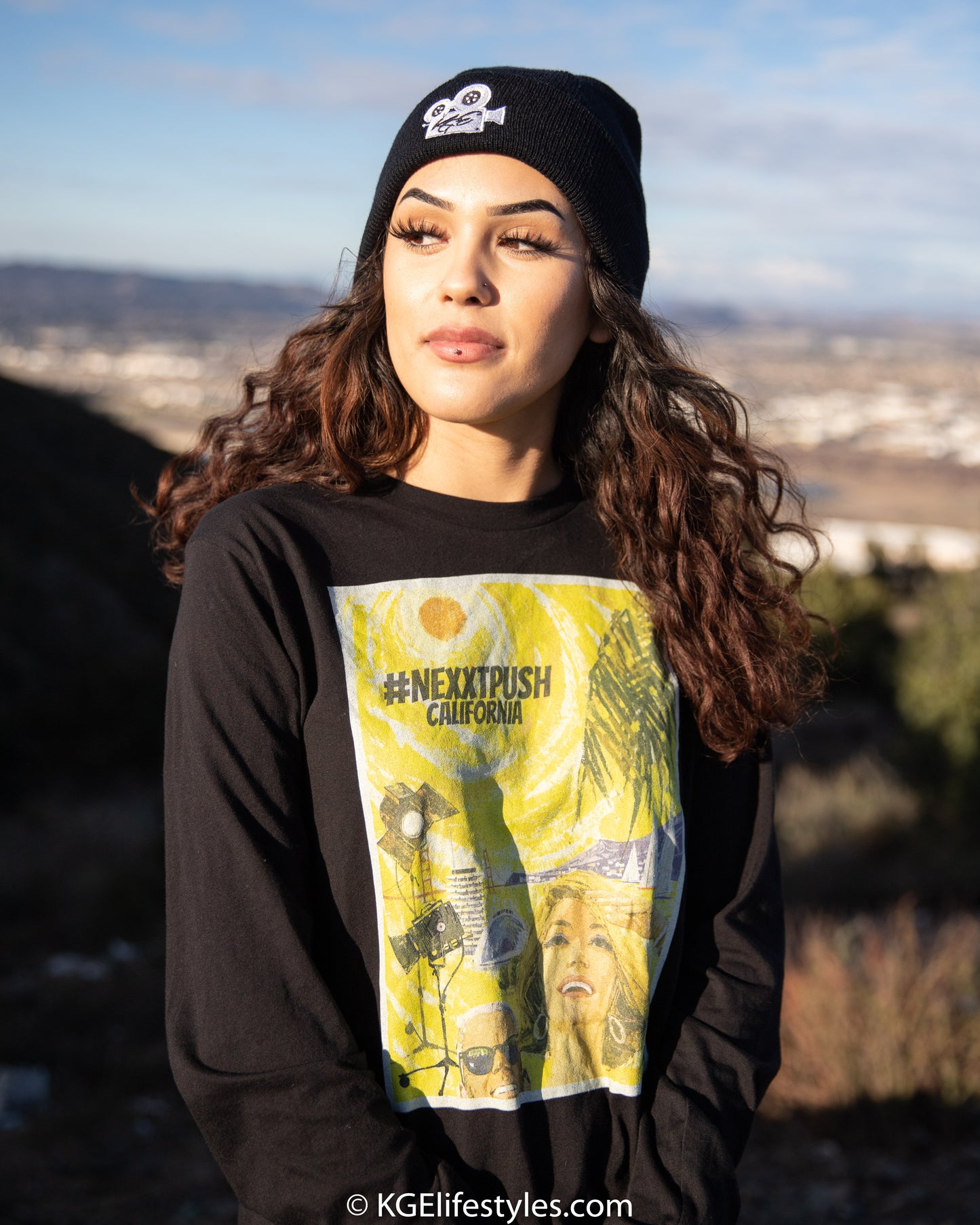 #Nextpush Vintage California - Premium Unisex Long Sleeve Tee