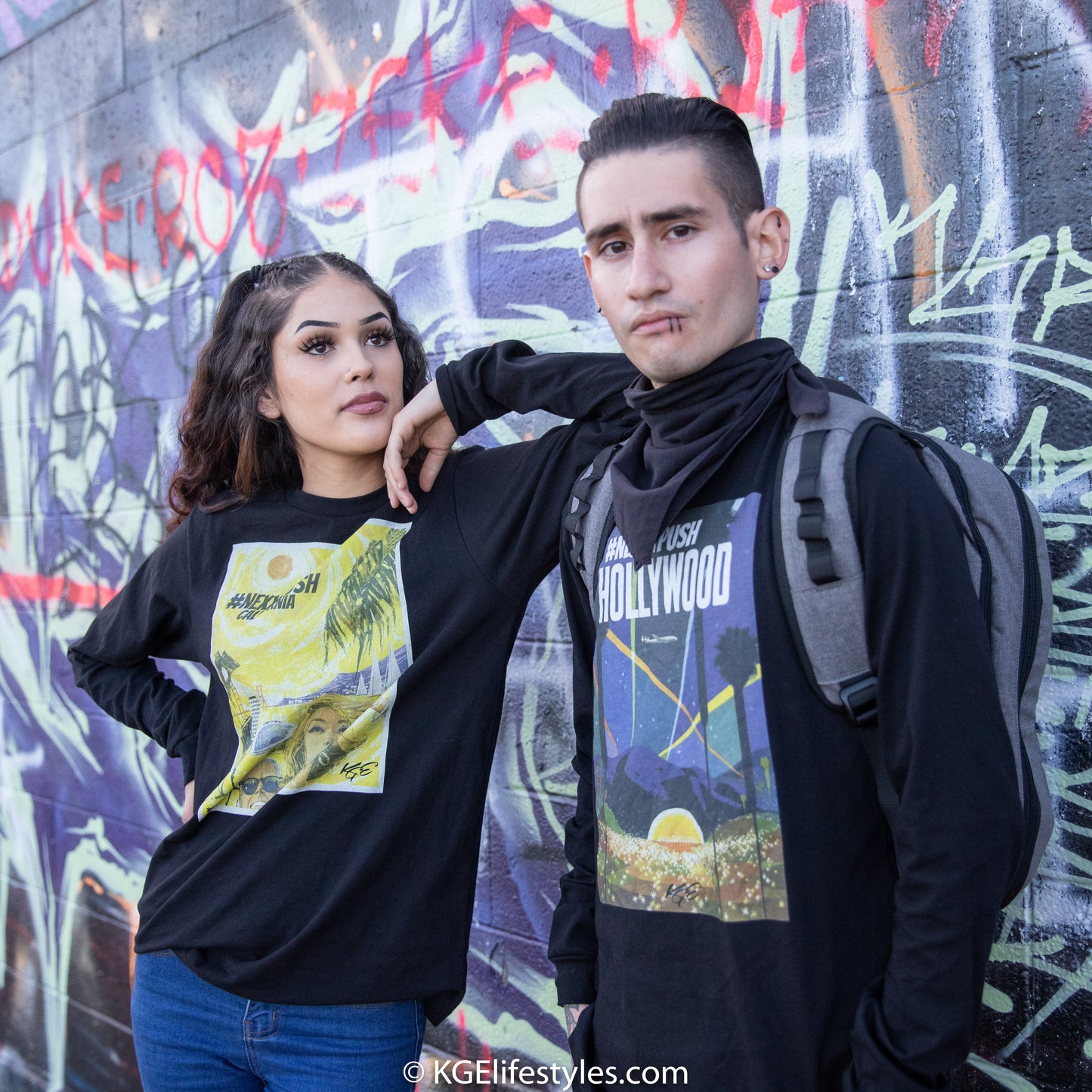 #Nextpush Vintage California - Premium Unisex Long Sleeve Tee