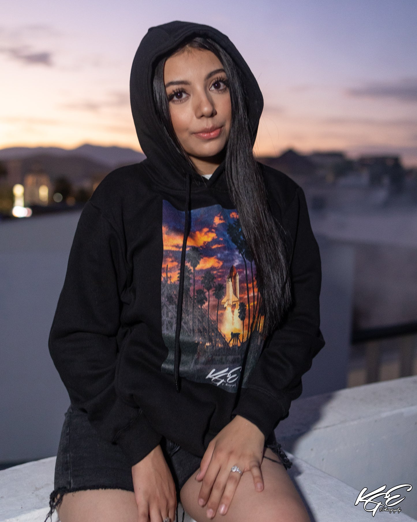 (New) Space Shuttle Imagination - KGE Photography - fashion hoodie