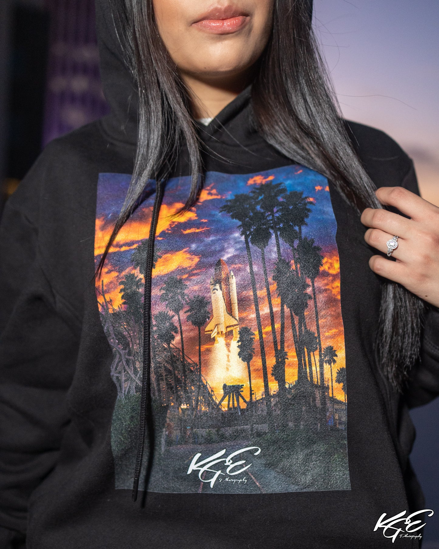 (New) Space Shuttle Imagination - KGE Photography - fashion hoodie