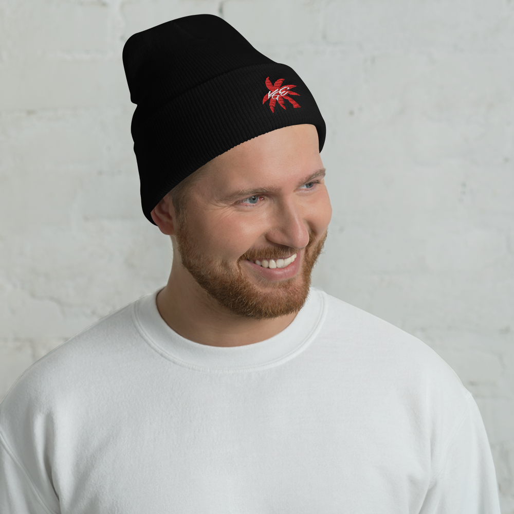 KGE Unlid Palm Paradise Cuffed Beanie