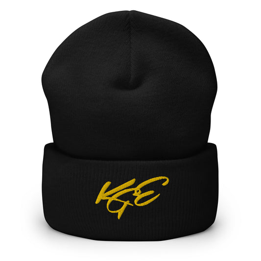 KGE Unlid Gold Cuffed Beanie