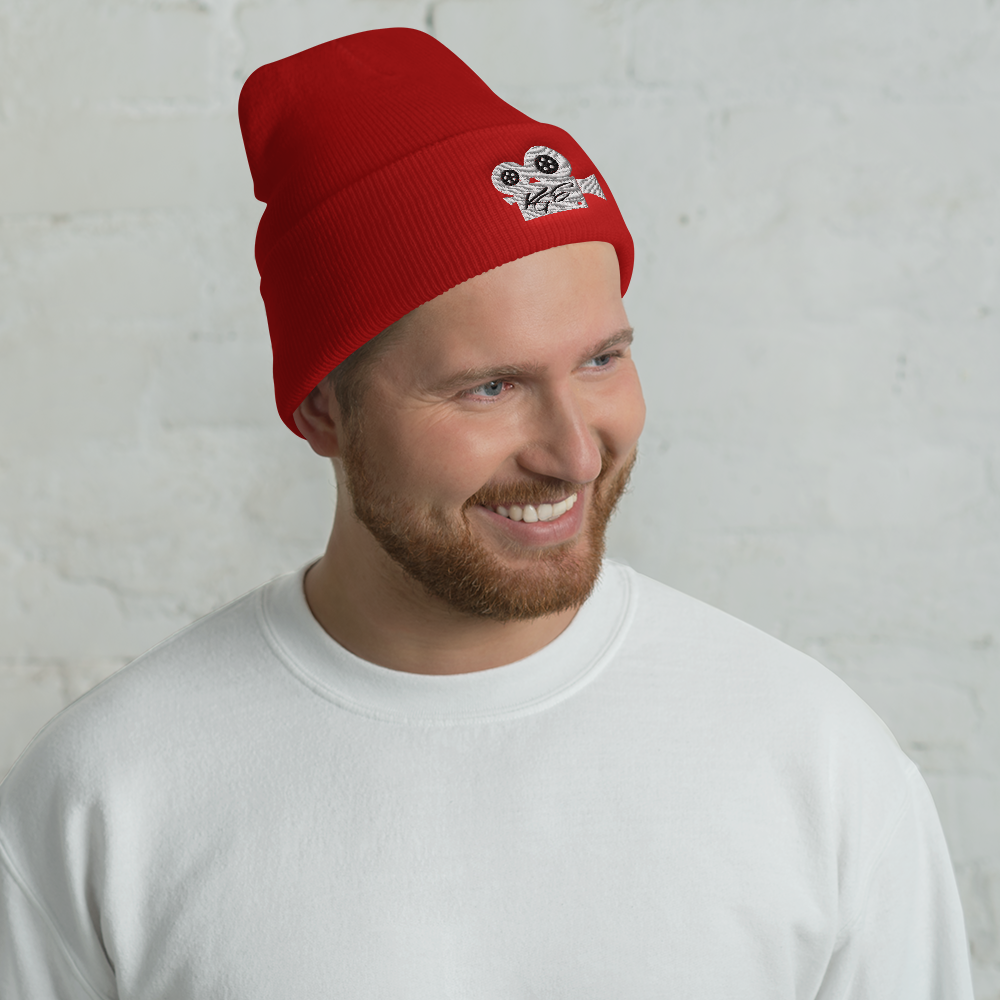 (NEW) KGE WT Movie Camera Cuffed Beanie