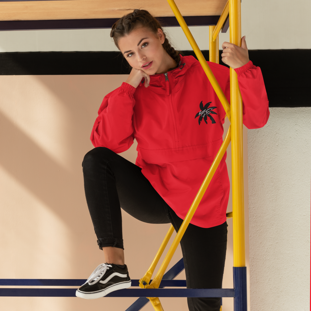 KGE Unlid Palm Paradise Embroidered Champion Packable Jacket