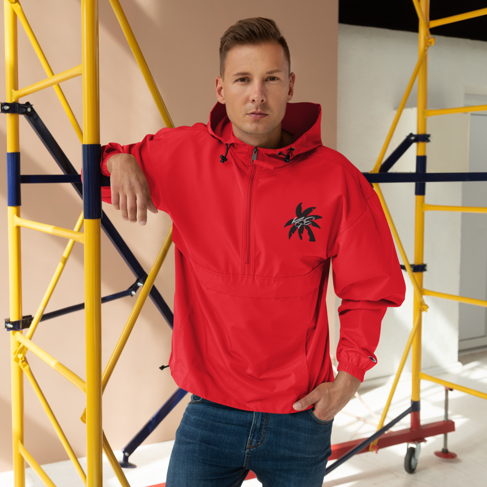 KGE Unlid Palm Paradise Embroidered Champion Packable Jacket