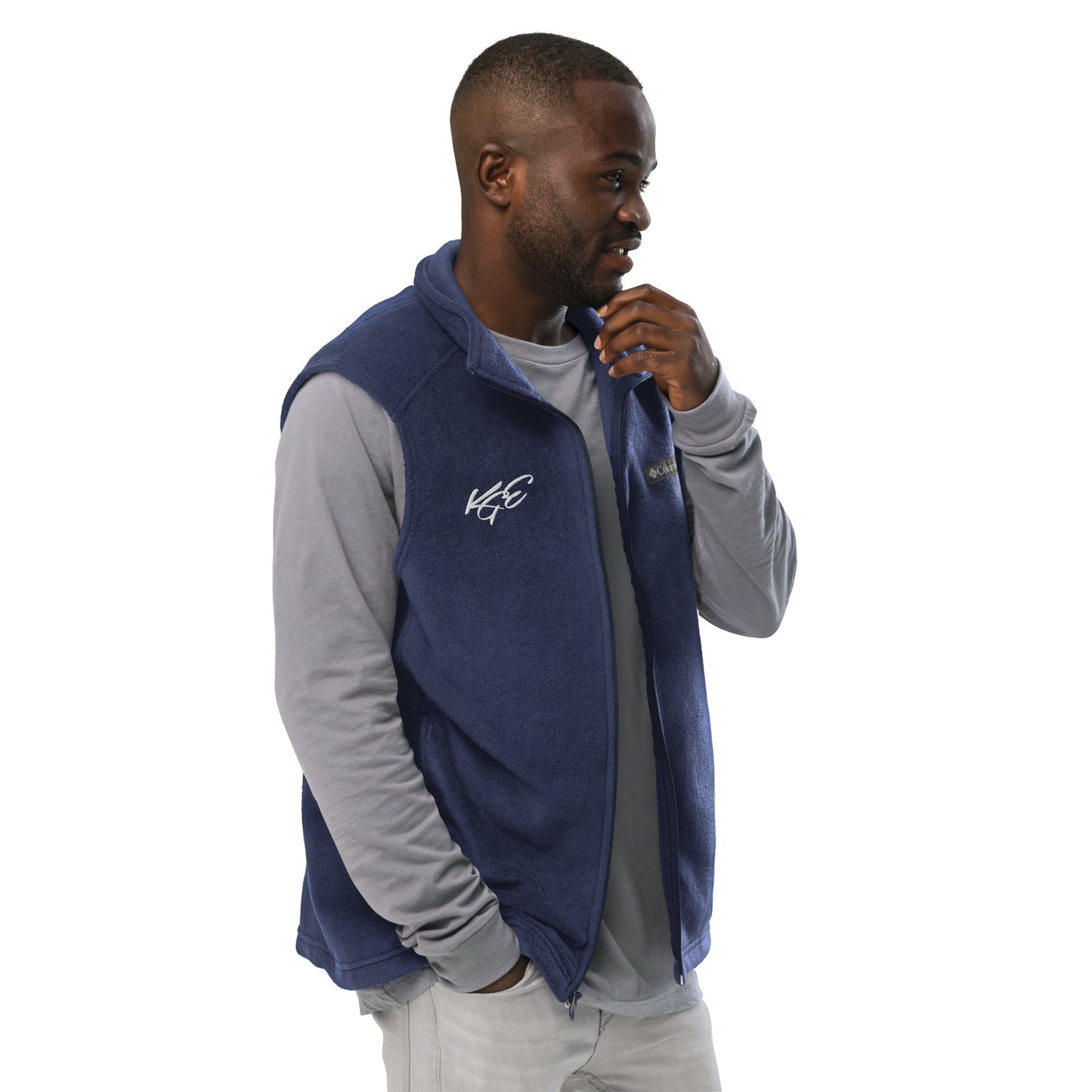 (New) KGE Unlid Men’s Columbia fleece vest Sizes (Sizes S-3XL)
