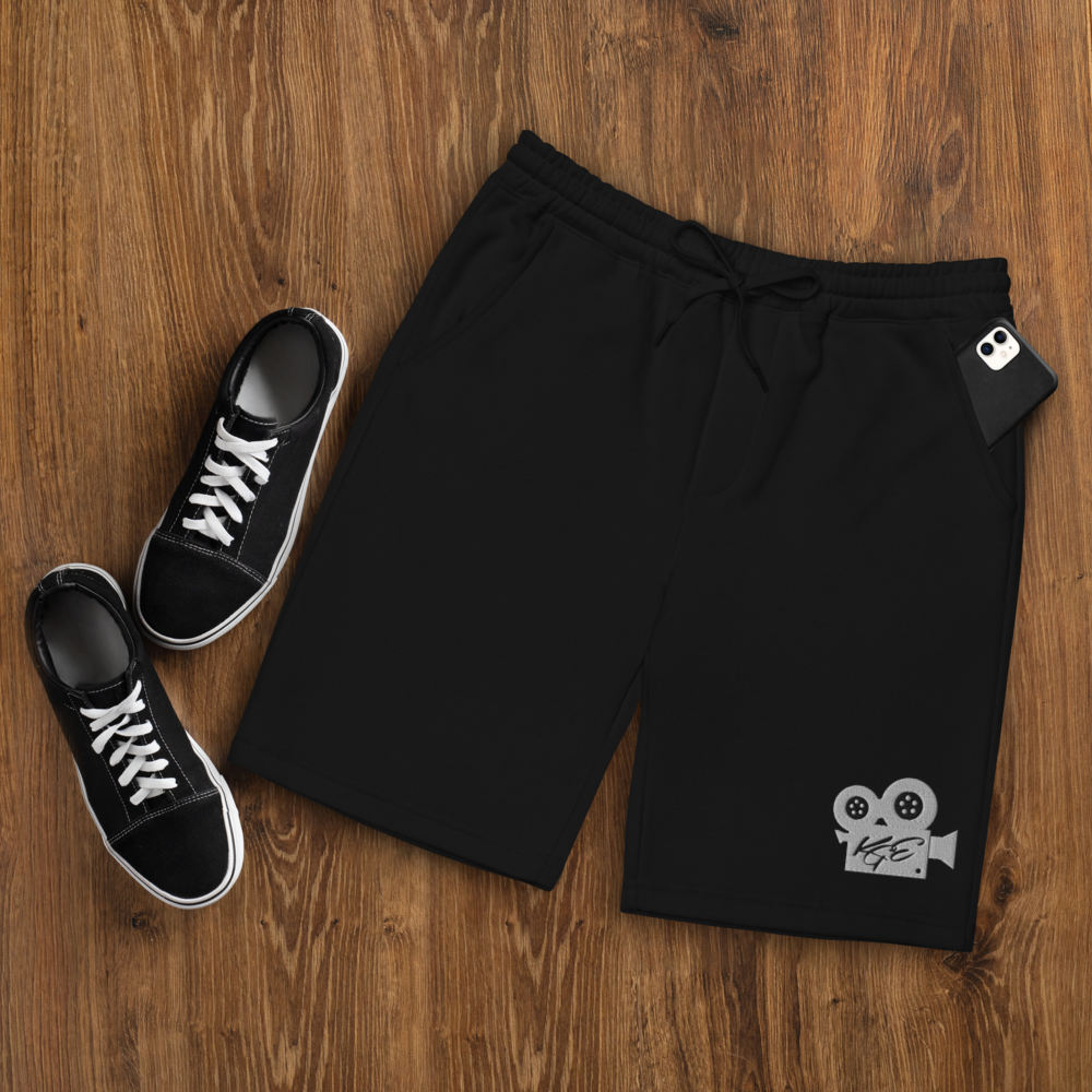 Fleece Shorts - KGE Movie Camera Embroidery