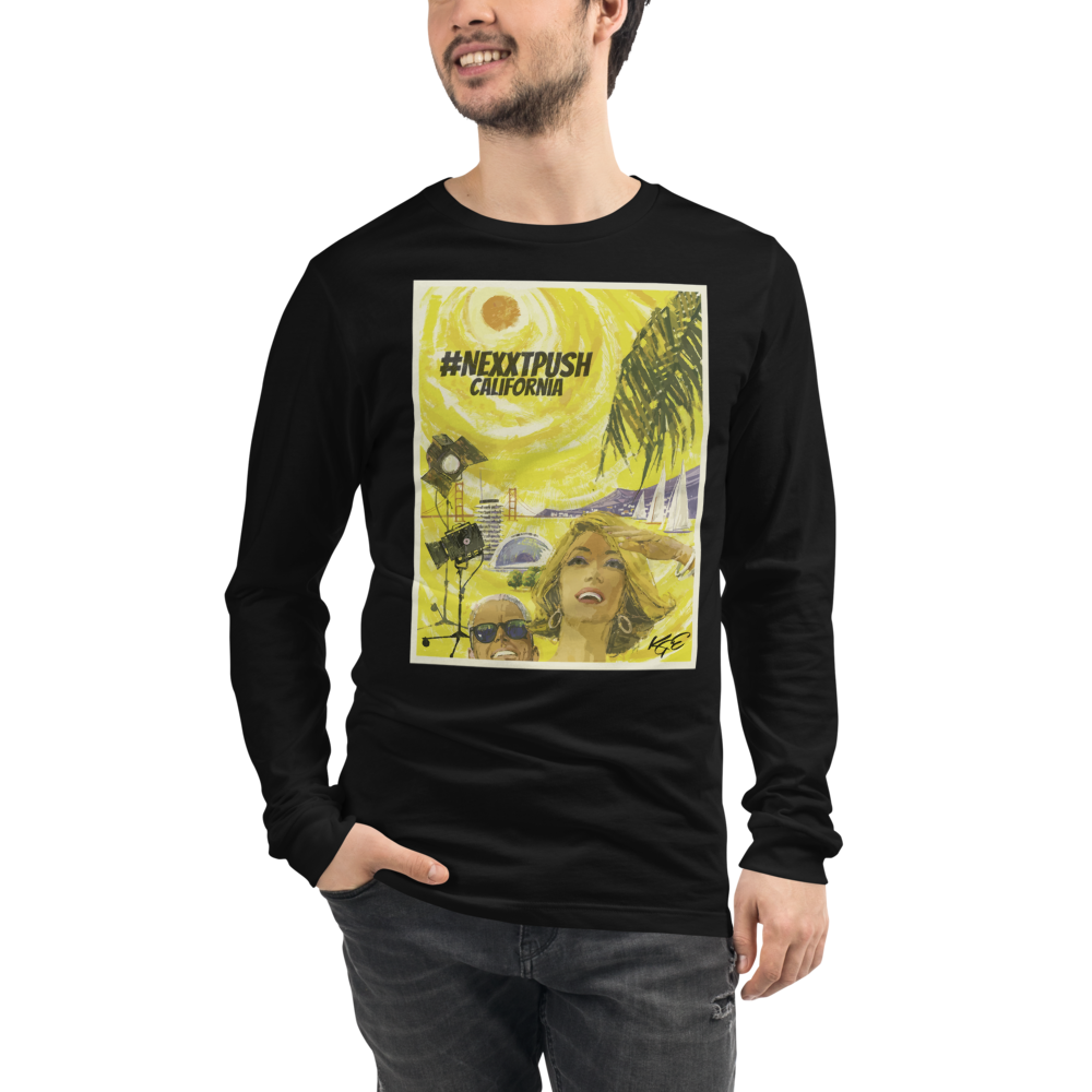 #Nextpush Vintage California - Premium Unisex Long Sleeve Tee