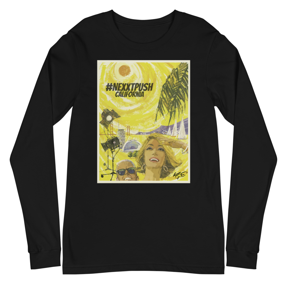 #Nextpush Vintage California - Premium Unisex Long Sleeve Tee