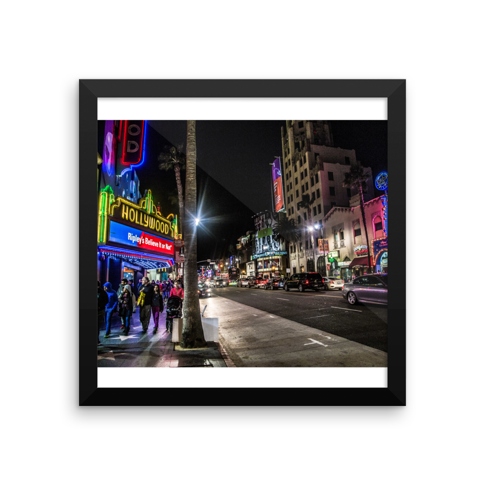 HOLLYWOOD BOULEVARD (Framed)