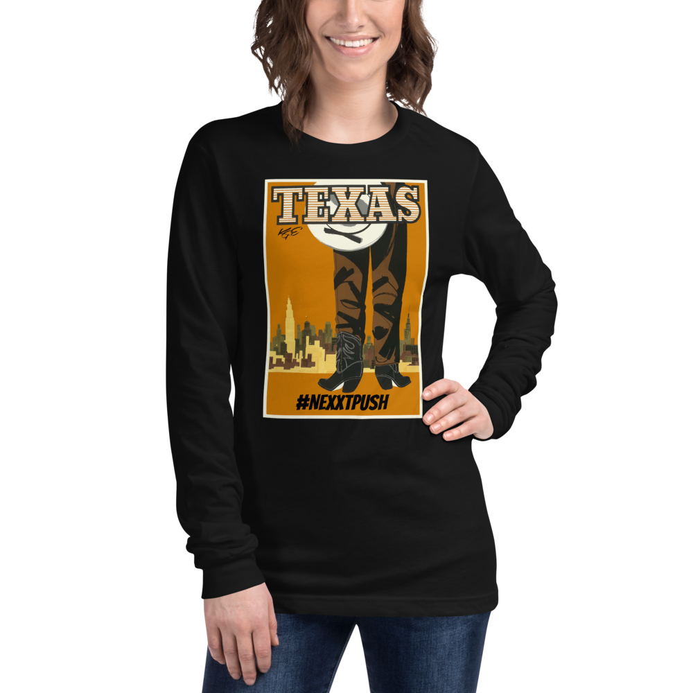 #Nextpush Vintage Texas -- Premium Unisex Long Sleeve Tee