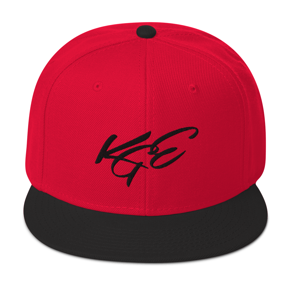 KGE Unlid- Red/Black Otto Cap Snapback