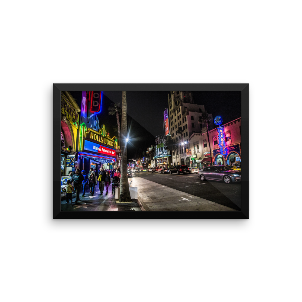 HOLLYWOOD BOULEVARD (Framed)