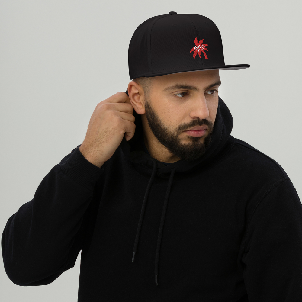 (new) Red KGE Palm Paradise Otto Snapback Hat