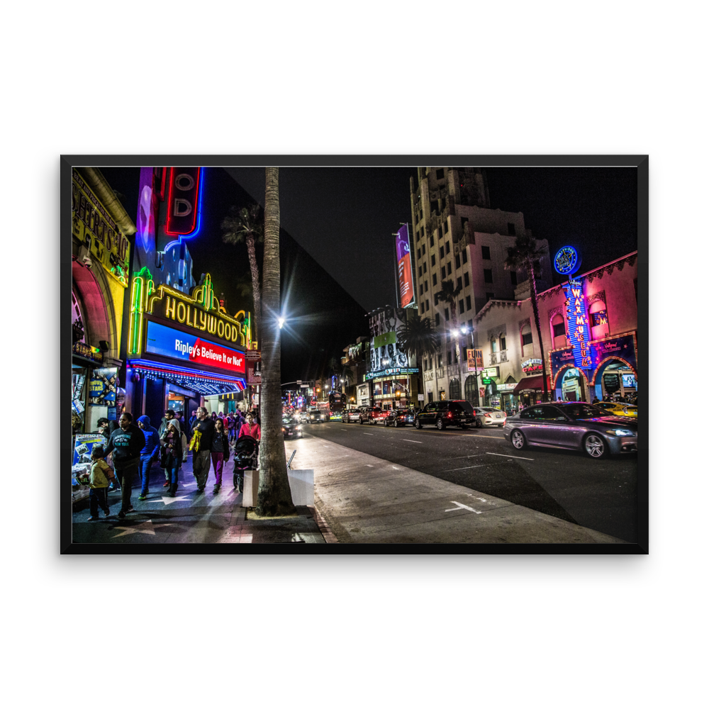 HOLLYWOOD BOULEVARD (Framed)