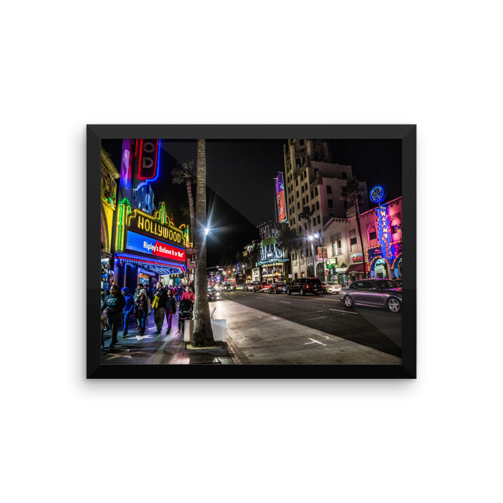 HOLLYWOOD BOULEVARD (Framed)