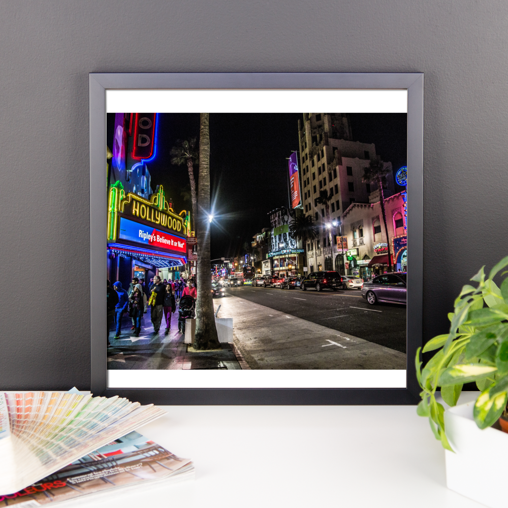 HOLLYWOOD BOULEVARD (Framed)