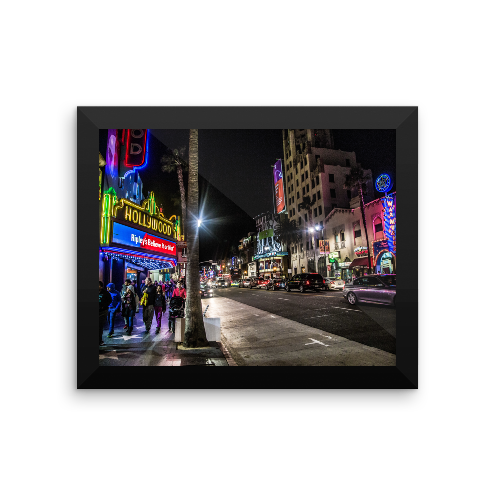 HOLLYWOOD BOULEVARD (Framed)
