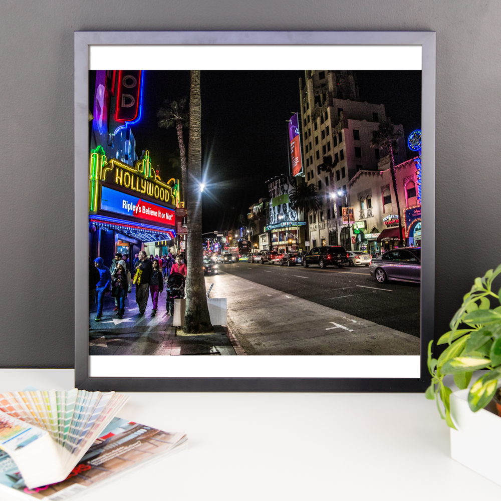 HOLLYWOOD BOULEVARD (Framed)