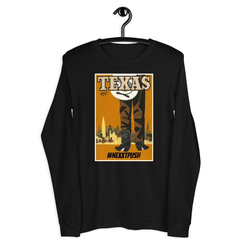 #Nextpush Vintage Texas -- Premium Unisex Long Sleeve Tee