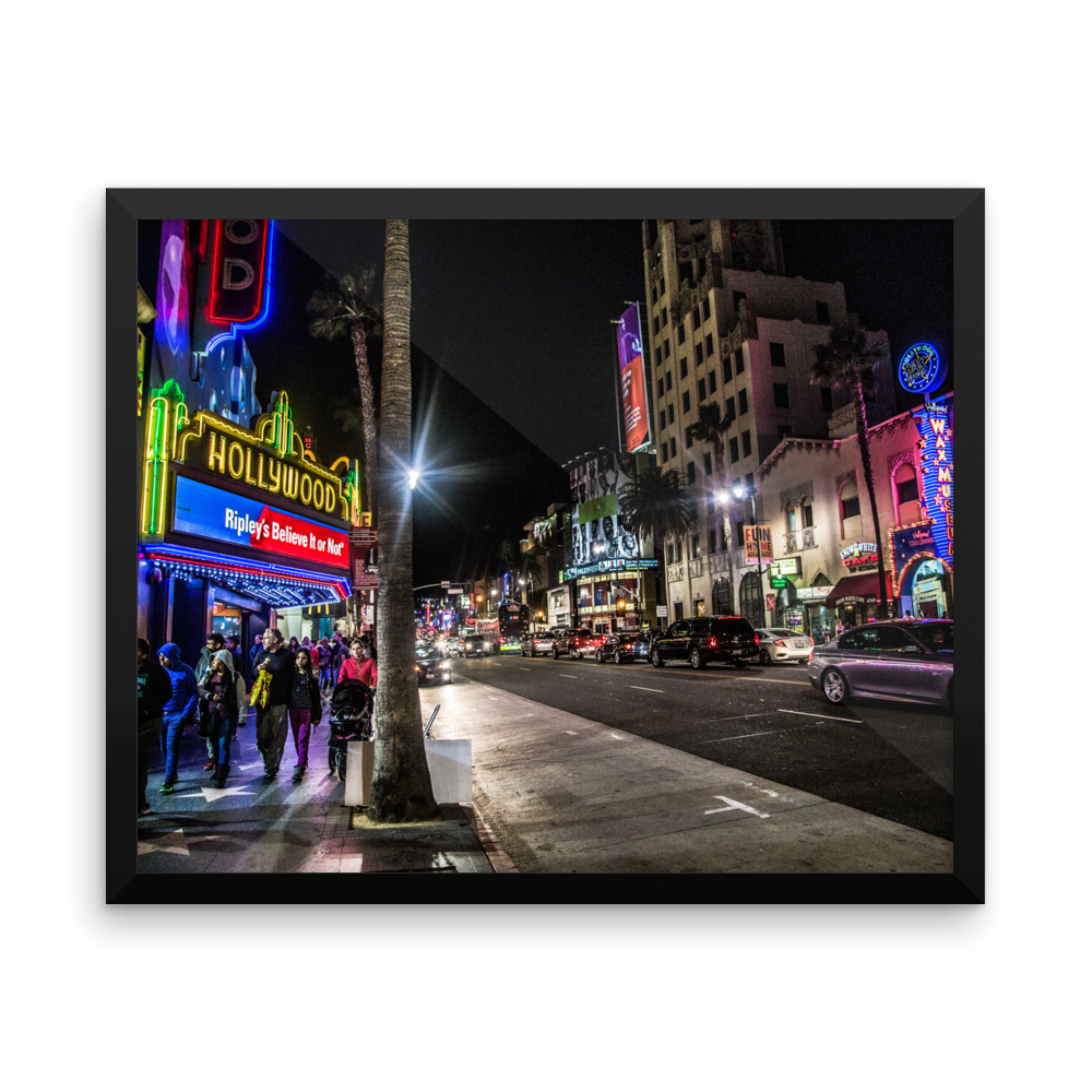 HOLLYWOOD BOULEVARD (Framed)