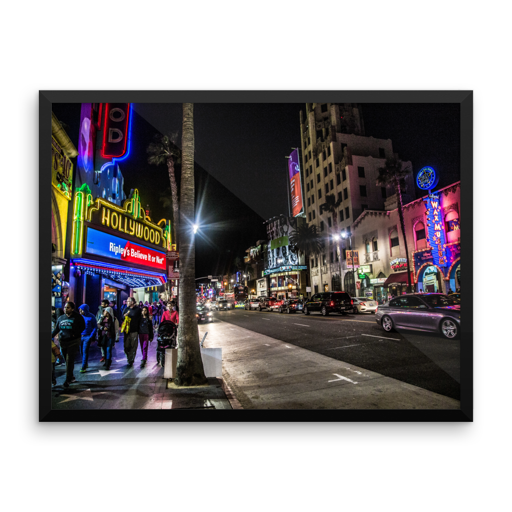 HOLLYWOOD BOULEVARD (Framed)