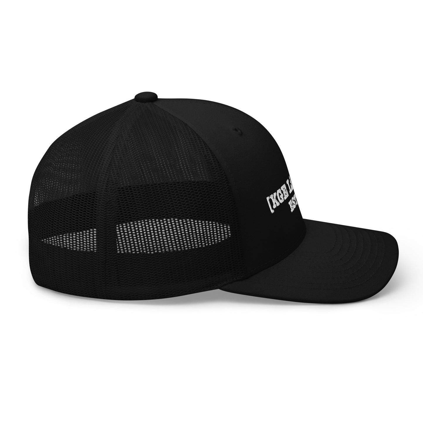 White KGE Lifestyles Retro - Low Profile Trucker Cap
