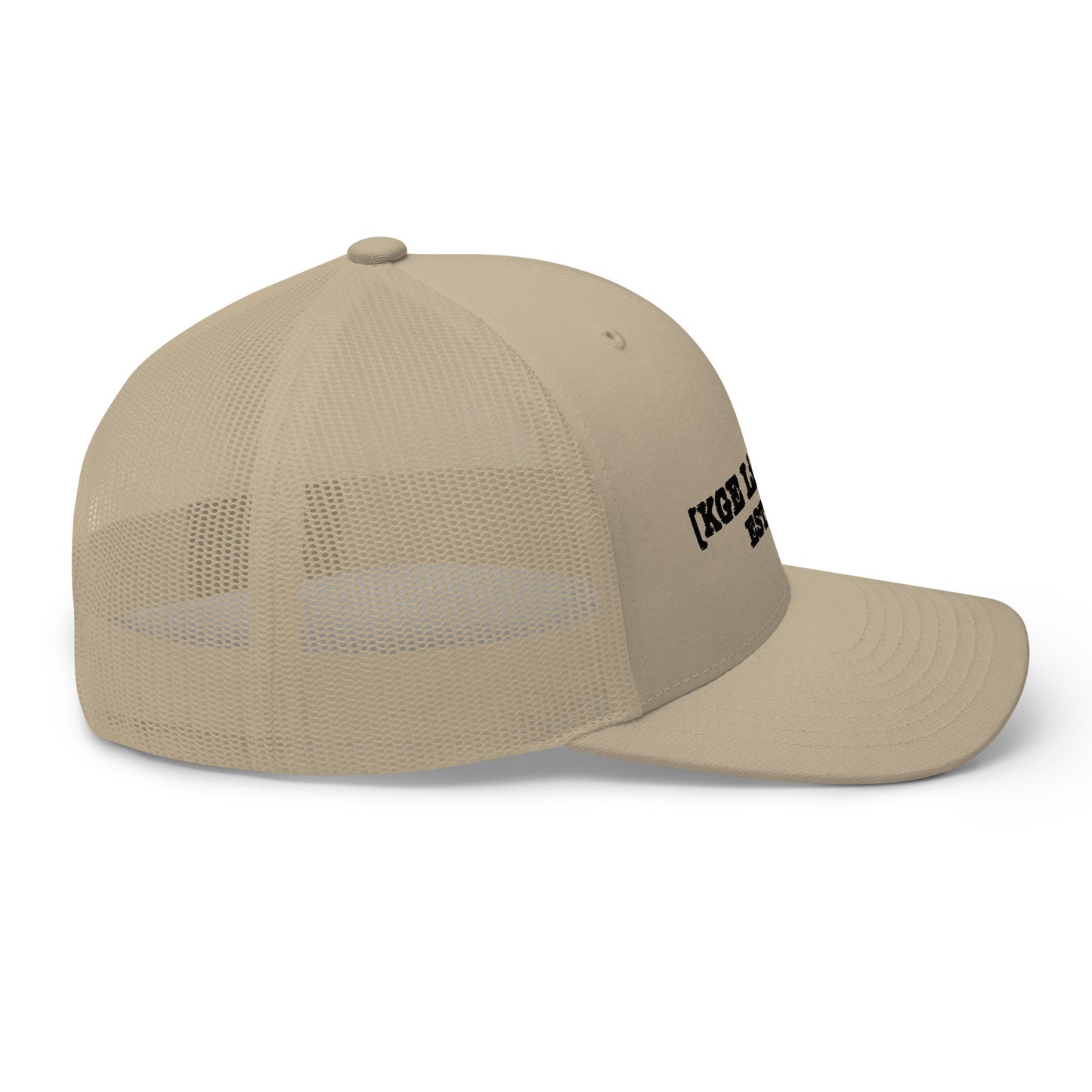 Black KGE Lifestyles Retro - Low Profile Trucker Cap