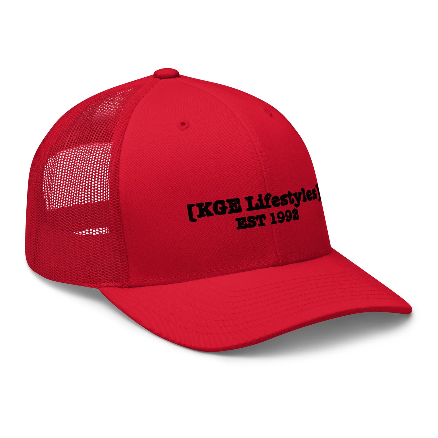 Black KGE Lifestyles Retro - Low Profile Trucker Cap