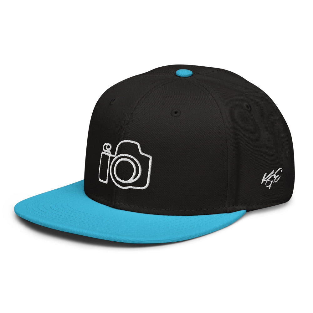 (New) KGE Photography Embroidered Camera OTTO Snapback Hat