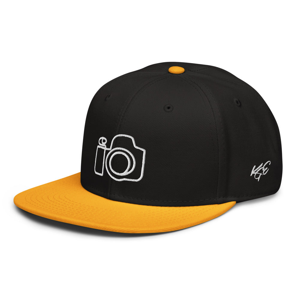 (New) KGE Photography Embroidered Camera OTTO Snapback Hat