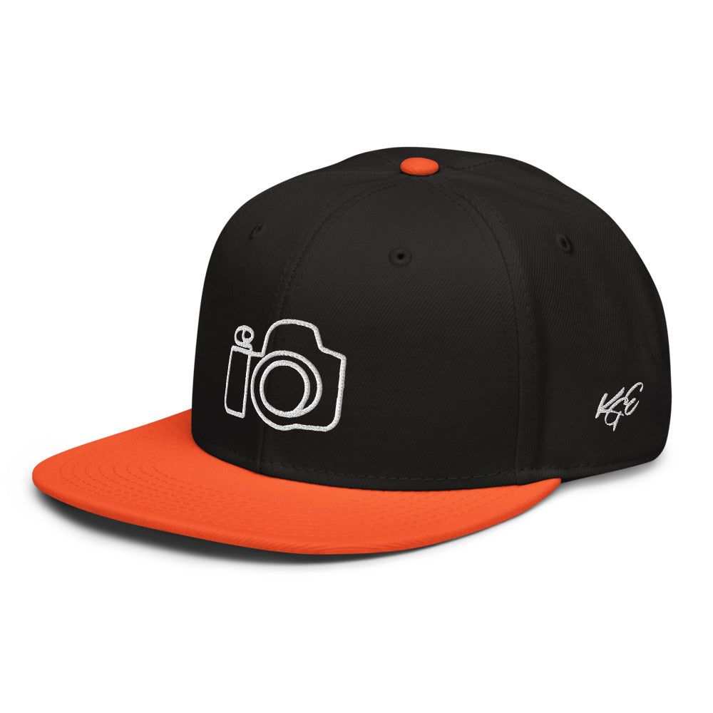 (New) KGE Photography Embroidered Camera OTTO Snapback Hat