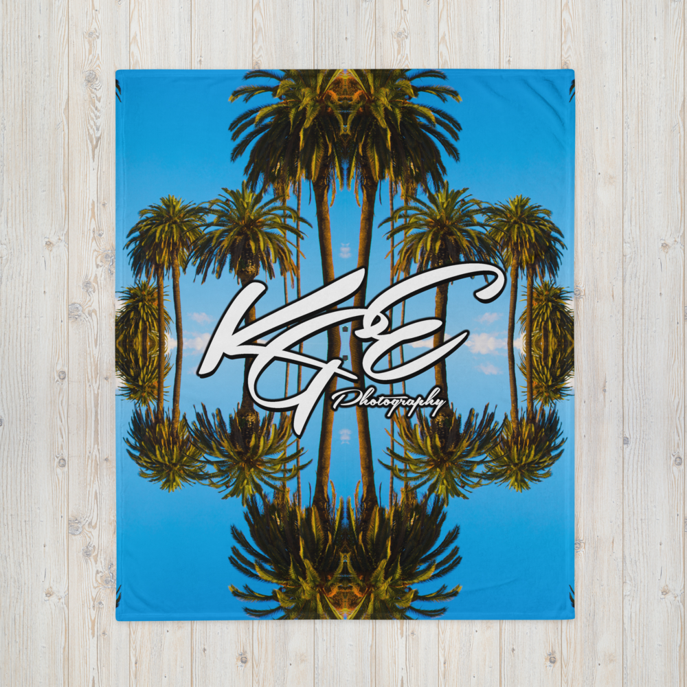 KGE Photography - Escape to Paradise - High Detailed Print Throw Blanket