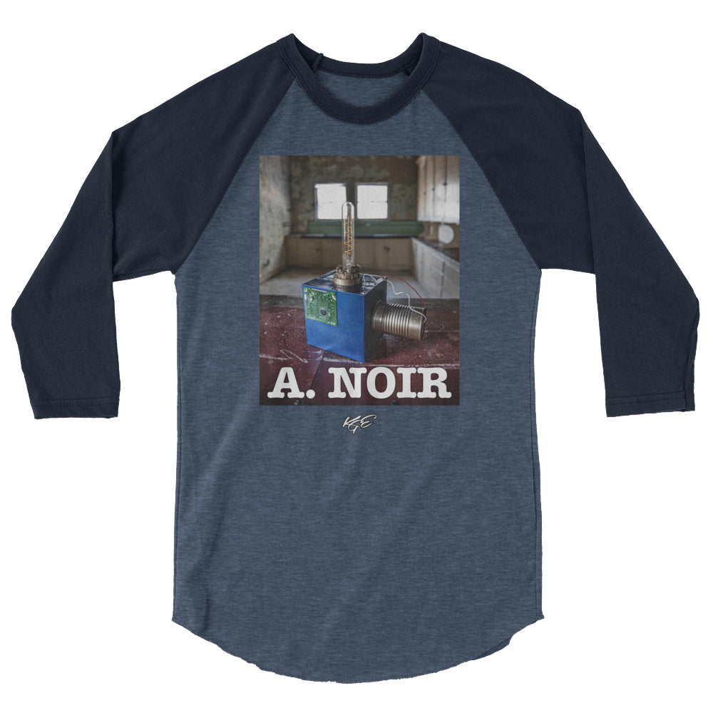 (New) A. Noir -3/4 sleeve raglan shirt