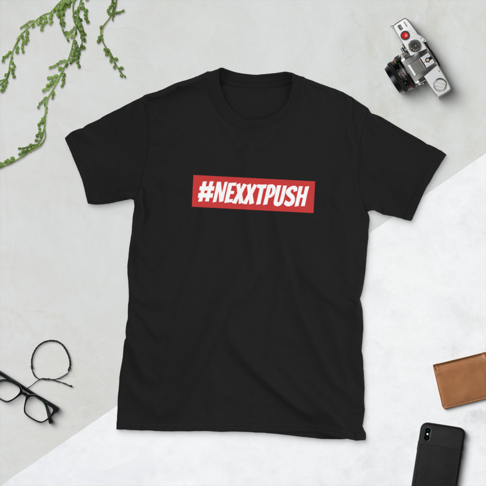 #Nexxtpush Red Logo Short-Sleeve - Softstyle Tee