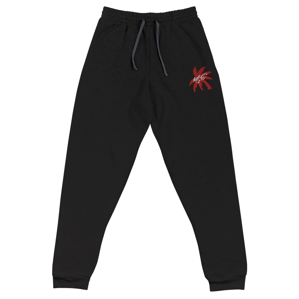 KGE Unlid Palm Paradise Red Embroidery - Joggers