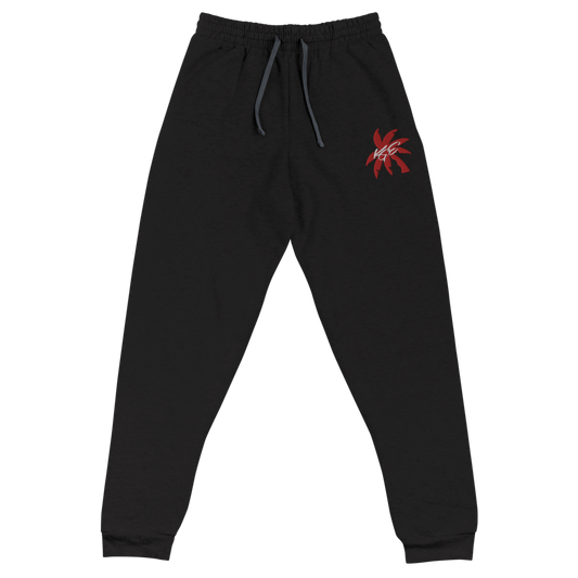 KGE Unlid Palm Paradise Red Embroidery - Joggers