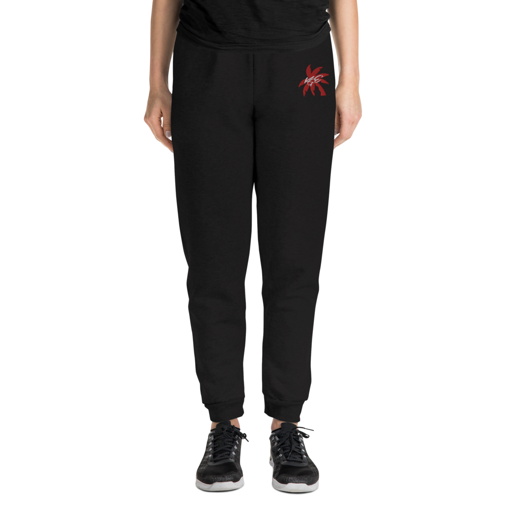 KGE Unlid Palm Paradise Red Embroidery - Joggers