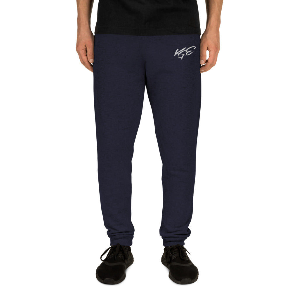 KGE Unlid Embroidered - Joggers (White Signature)