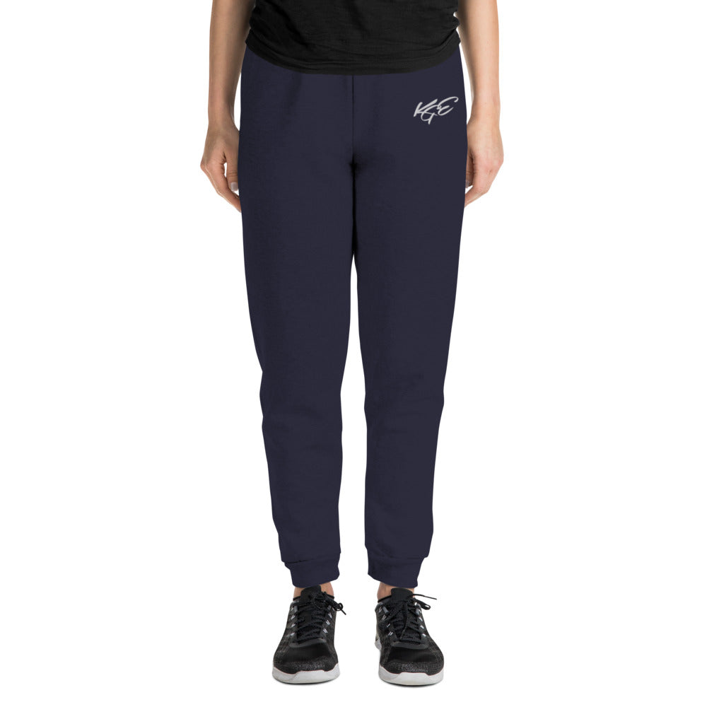 KGE Unlid Embroidered - Joggers (White Signature)