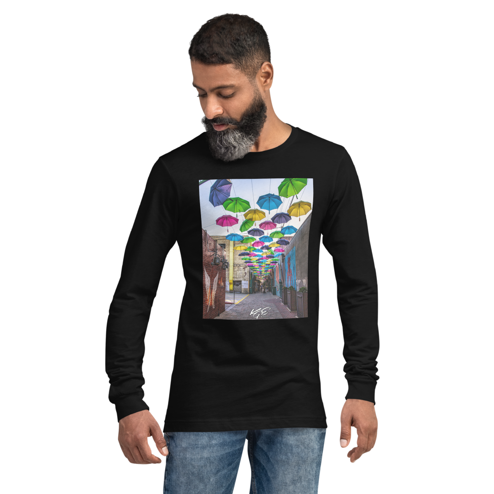(New) Umbrella Alley - KGE Photography Long Sleeve Tee