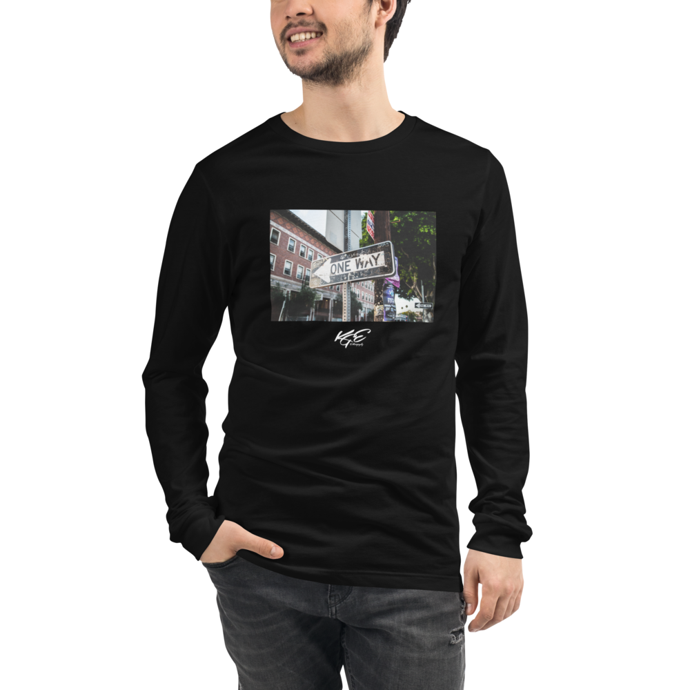 (New) One Way - KGE Photography - Premium Unisex Long Sleeve Tee