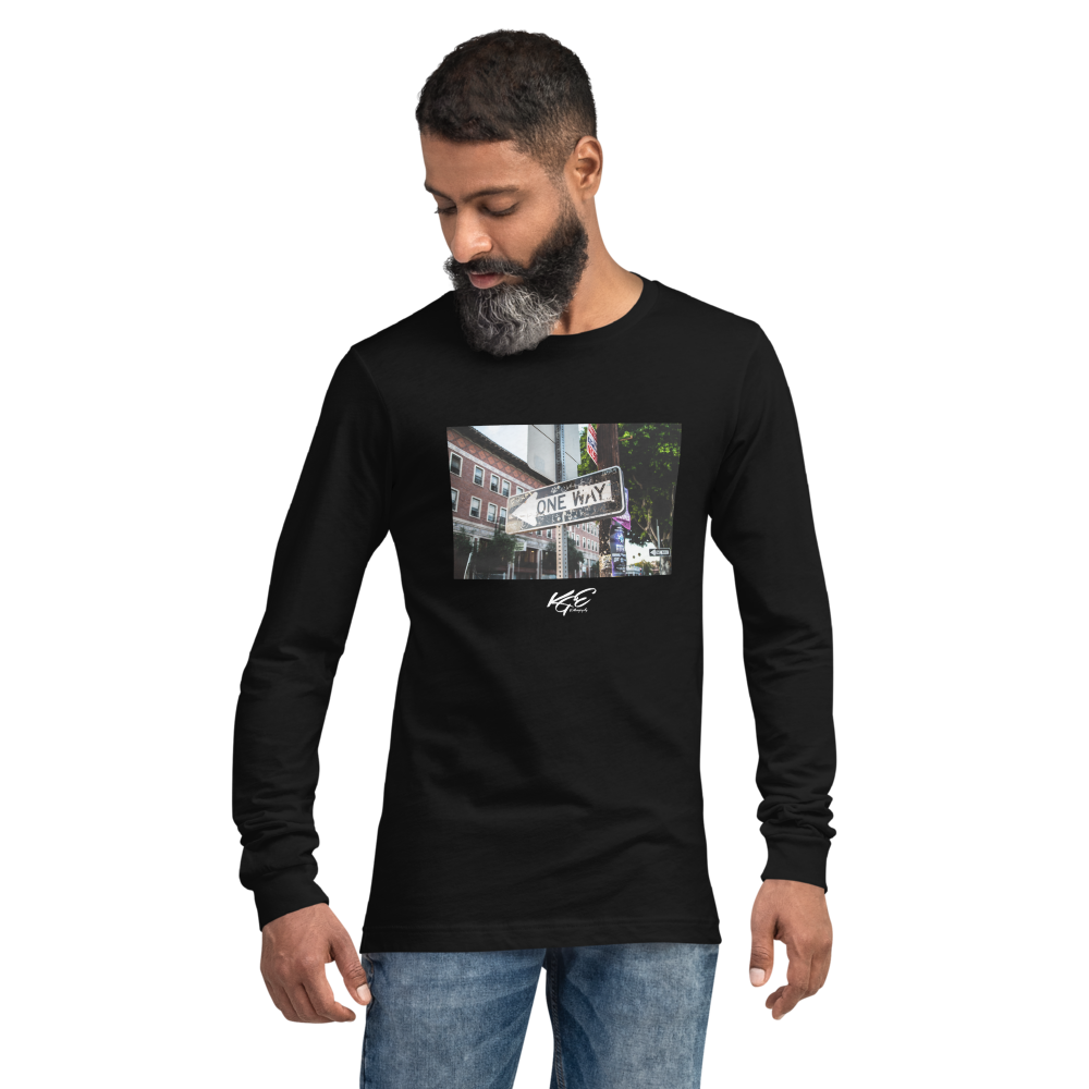 (New) One Way - KGE Photography - Premium Unisex Long Sleeve Tee