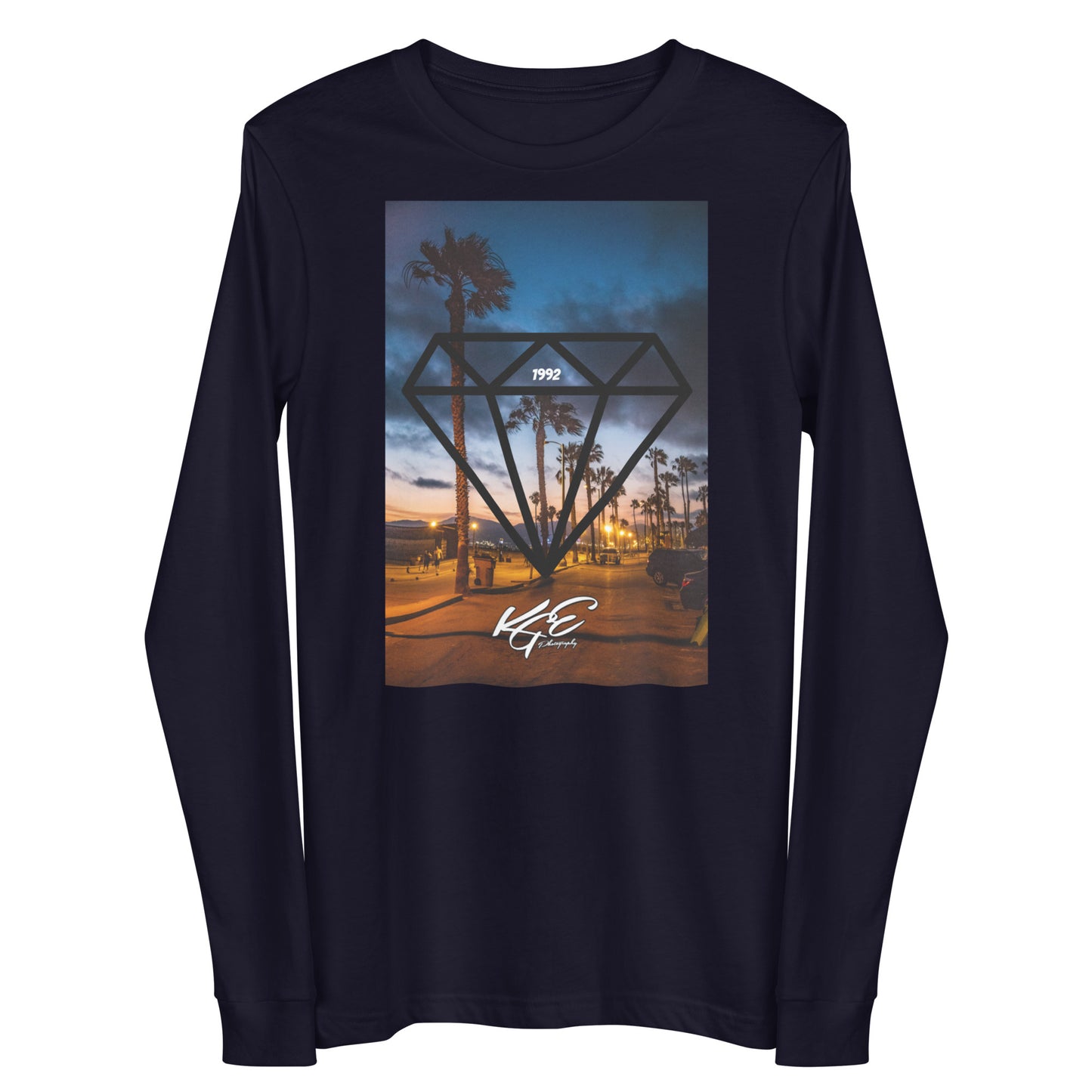 KGE Photography - Cali Diamond | Soft-Fit Long Sleeve Tee