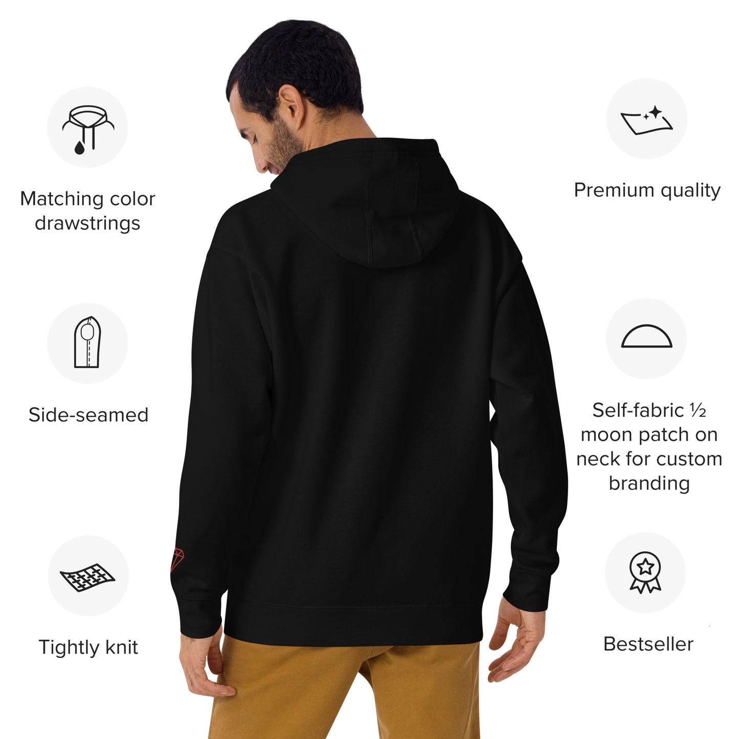 (New) KGE Unlid Crown - 20k–25k Stitch Count Embroidered Premium Unisex Hoodie
